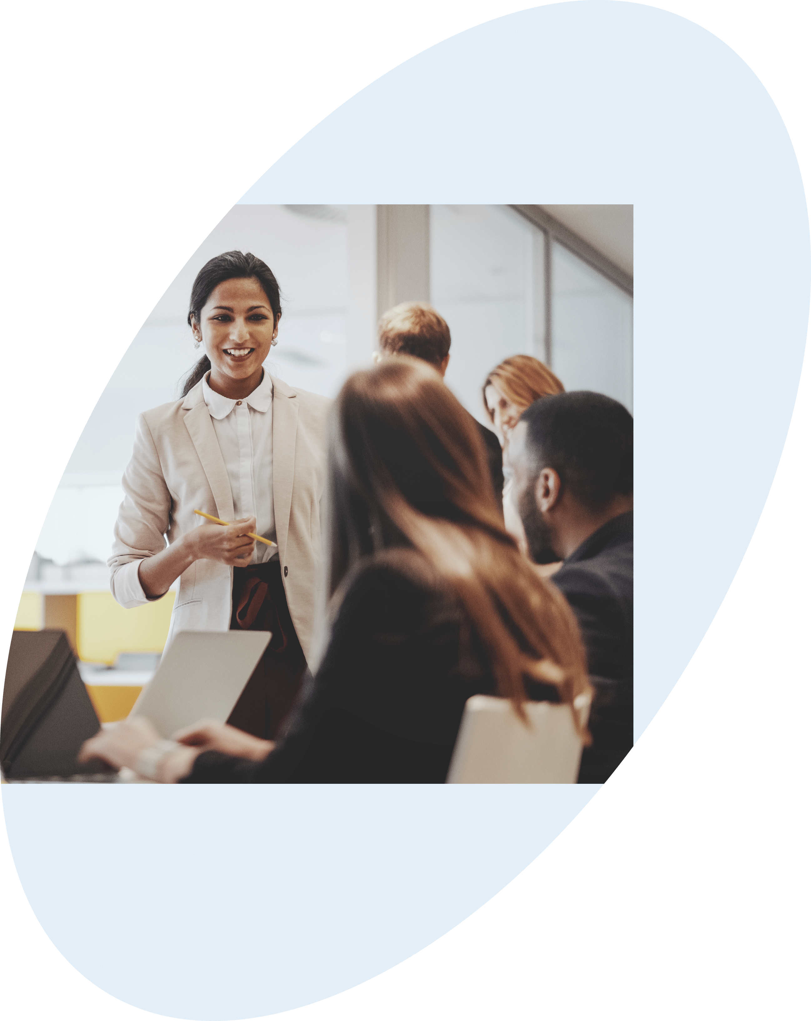 Business people working in the office 